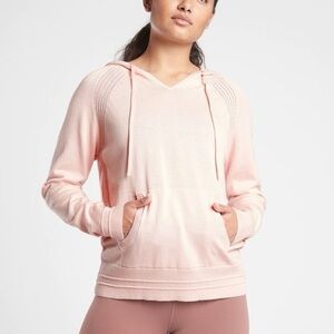 Athleta Pink Oversized Hoodie Relaxed Fit​